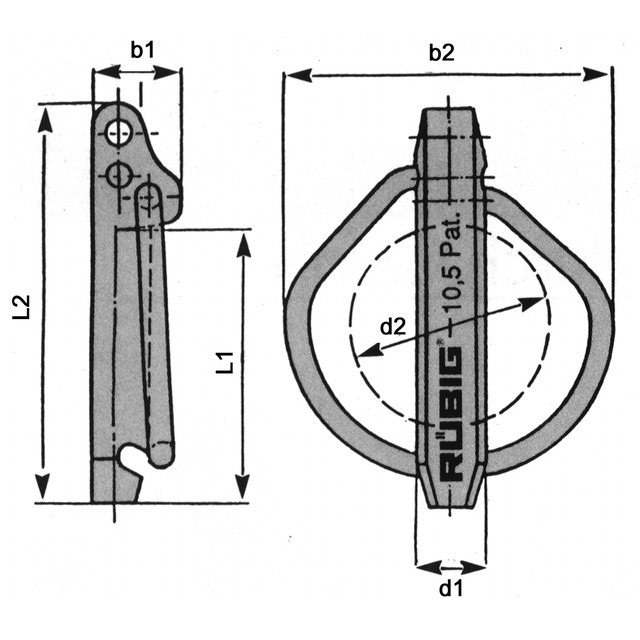 Goupille Clips de Securite 4X27 MM référence fournisseur 31135205